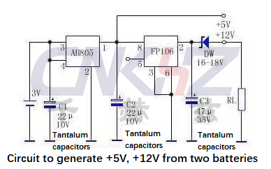 6 3V 至 +5V、+12V 電路